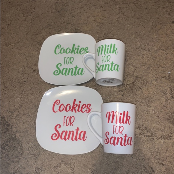 Milk and cookies santa set - Picture 1 of 1